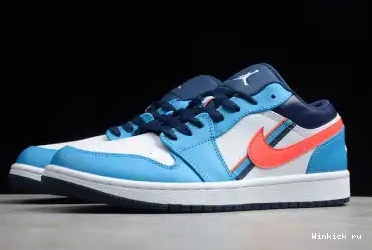 GAME LOW ORBIT BLUE TIME AIR NIKE GS JORDAN 1 0610